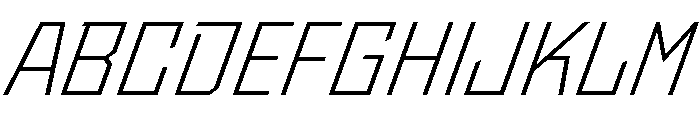 StatenSans LightOblique Instance Font UPPERCASE