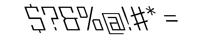 StatenSans LightReverse Instance Font OTHER CHARS