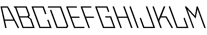 StatenSans LightReverse Instance Font UPPERCASE