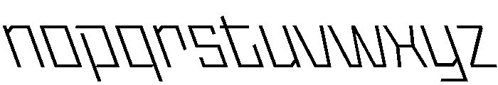 StatenSans LightReverse Instance Font LOWERCASE