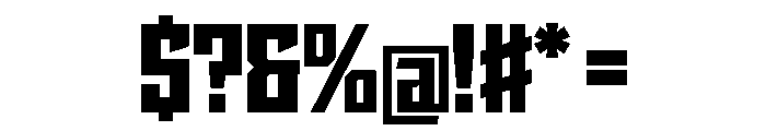 StatenSans NarrowBlack Instance Font OTHER CHARS