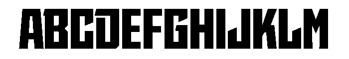 StatenSans NarrowBlack Instance Font UPPERCASE