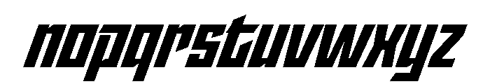 StatenSans NarrowBlackOblique Instance Font LOWERCASE