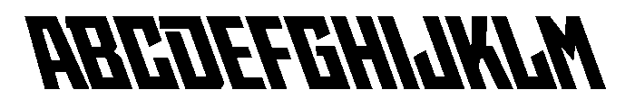 StatenSans NarrowBlackReverse Instance Font UPPERCASE