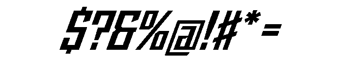 StatenSans NarrowBoldOblique Instance Font OTHER CHARS
