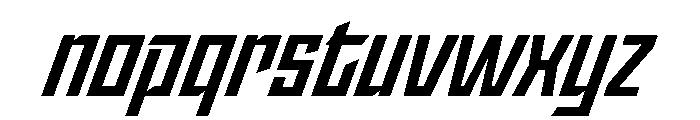 StatenSans NarrowBoldOblique Instance Font LOWERCASE
