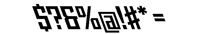 StatenSans NarrowBoldReverse Instance Font OTHER CHARS