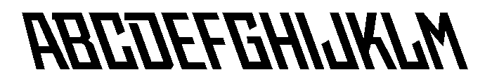 StatenSans NarrowBoldReverse Instance Font UPPERCASE