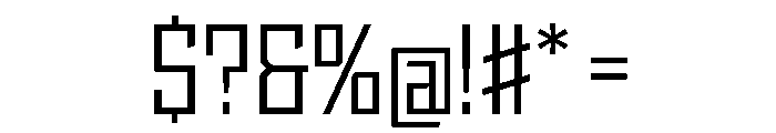 StatenSans NarrowBook Instance Font OTHER CHARS