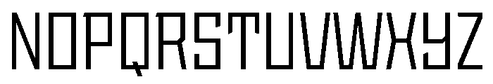 StatenSans NarrowBook Instance Font UPPERCASE