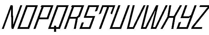 StatenSans NarrowBookOblique Instance Font UPPERCASE