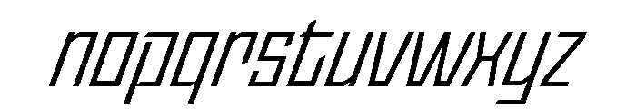 StatenSans NarrowBookOblique Instance Font LOWERCASE