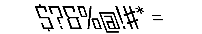 StatenSans NarrowBookReverse Instance Font OTHER CHARS