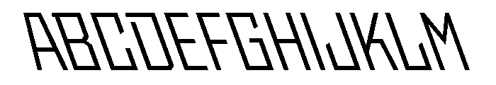 StatenSans NarrowBookReverse Instance Font UPPERCASE