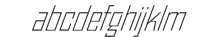 StatenSans NarrowExtraLightOblique Instance FONT
