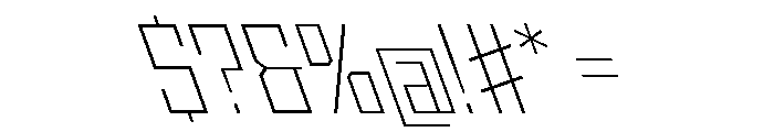 StatenSans NarrowExtraLightReverse Instance Font OTHER CHARS
