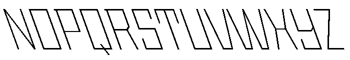 StatenSans NarrowExtraLightReverse Instance Font UPPERCASE
