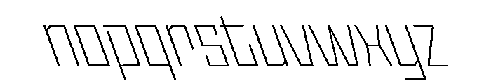 StatenSans NarrowExtraLightReverse Instance Font LOWERCASE