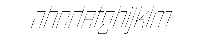 StatenSans NarrowHairlineOblique Instance FONT