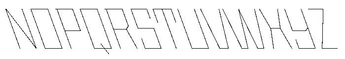 StatenSans NarrowHairlineReverse Instance Font UPPERCASE