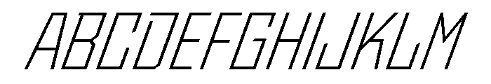 StatenSans NarrowLightObliqueOblique Instance Font UPPERCASE