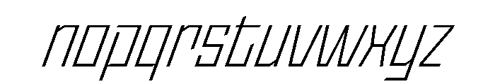 StatenSans NarrowLightObliqueOblique Instance Font LOWERCASE
