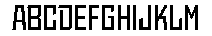 StatenSans NarrowSemibold Instance Font UPPERCASE