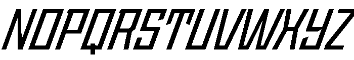 StatenSans NarrowSemiboldOblique Instance Font UPPERCASE