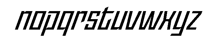 StatenSans NarrowSemiboldOblique Instance Font LOWERCASE