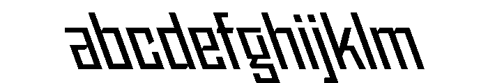 StatenSans NarrowSemiboldReverse Instance FONT
