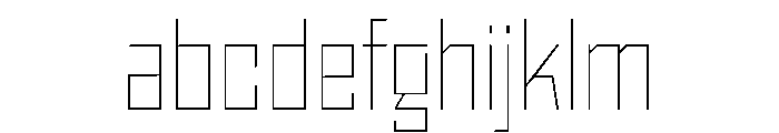 StatenSans NarrowThin Instance FONT