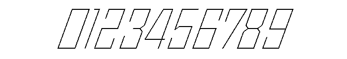 StatenSans NarrowThinOblique Instance Font OTHER CHARS