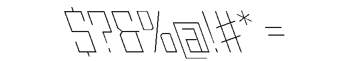 StatenSans NarrowThinReverse Instance Font OTHER CHARS