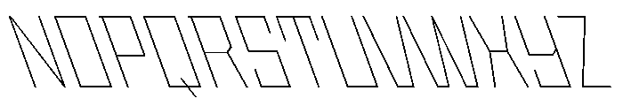 StatenSans NarrowThinReverse Instance Font UPPERCASE