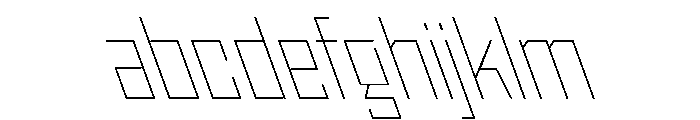 StatenSans NarrowThinReverse Instance FONT