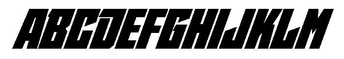 StatenSans NarrowUltraOblique Instance Font UPPERCASE
