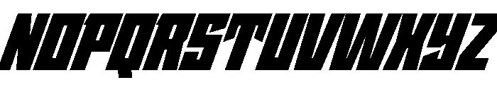 StatenSans NarrowUltraOblique Instance Font UPPERCASE