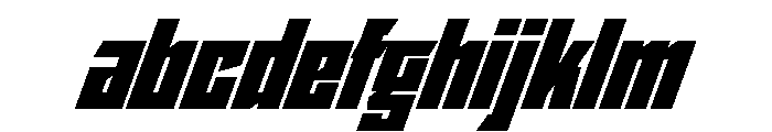 StatenSans NarrowUltraOblique Instance FONT