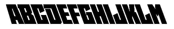 StatenSans NarrowUltraReverse Instance Font UPPERCASE