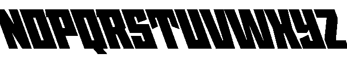 StatenSans NarrowUltraReverse Instance Font UPPERCASE