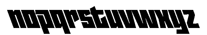 StatenSans NarrowUltraReverse Instance Font LOWERCASE