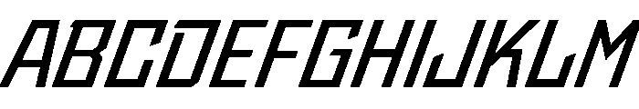 StatenSans SemiboldOblique Instance Font UPPERCASE