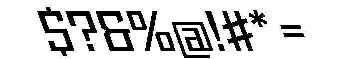 StatenSans SemiboldReverse Instance Font OTHER CHARS
