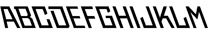 StatenSans SemiboldReverse Instance Font UPPERCASE