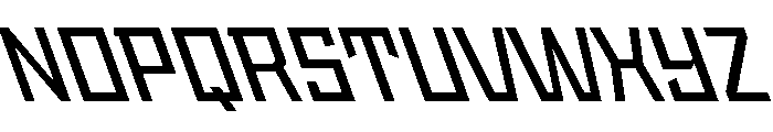 StatenSans SemiboldReverse Instance Font UPPERCASE