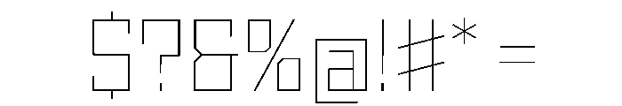 StatenSans Thin Instance Font OTHER CHARS