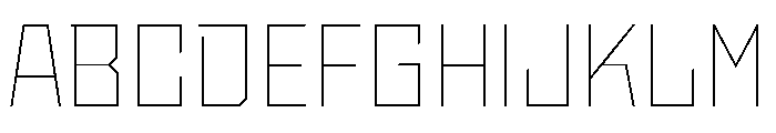 StatenSans Thin Instance Font UPPERCASE