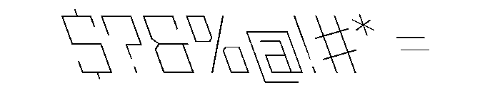 StatenSans ThinReverse Instance Font OTHER CHARS