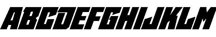 StatenSans UltraOblique Instance Font UPPERCASE