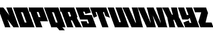 StatenSans UltraReverse Instance Font UPPERCASE